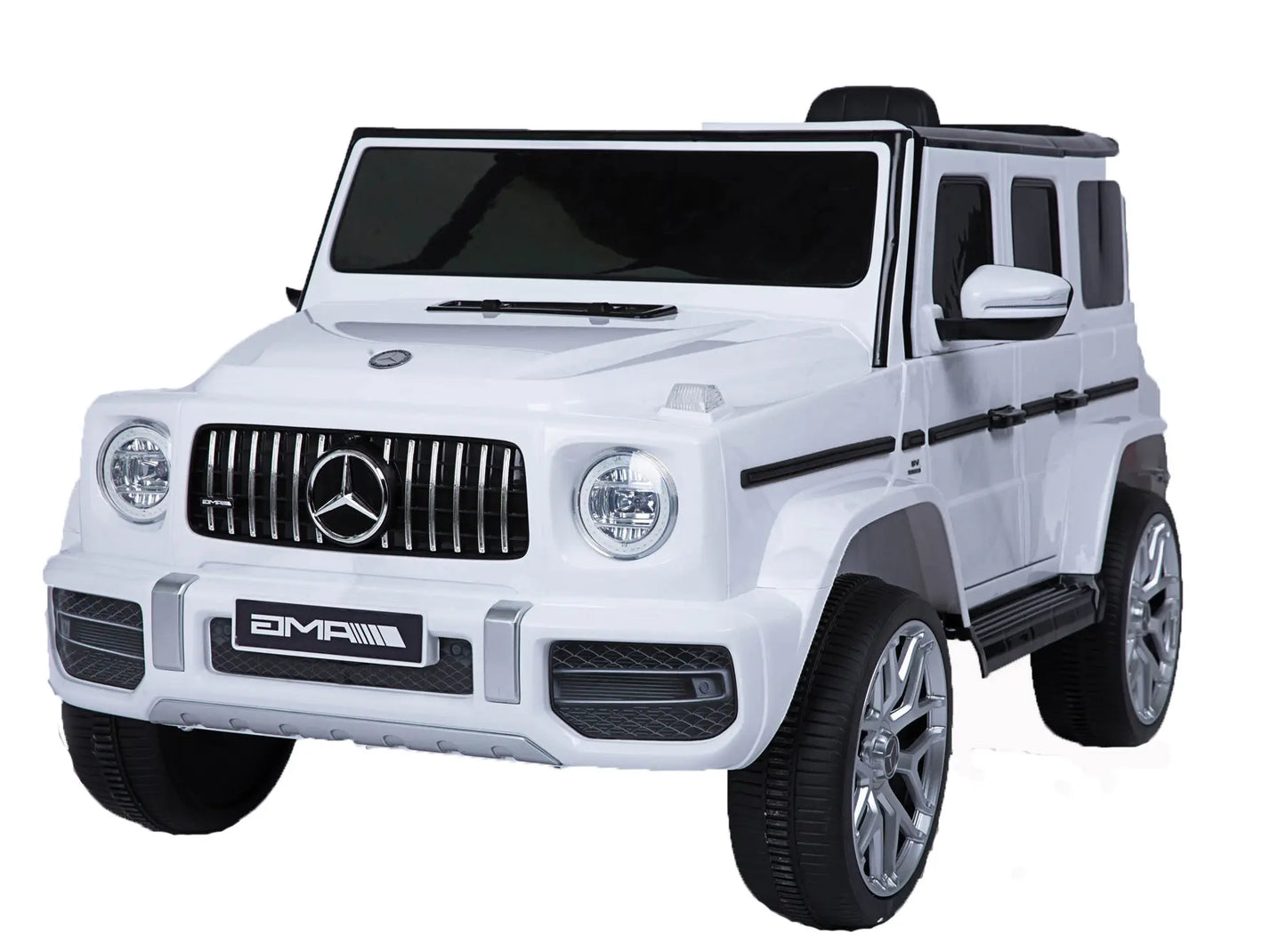 Mercedes Benz G63 Children's Electric Vehicle with Remote Control 12V Music, Horn, Spring Suspension, Safety Lock and License - Memoriex 