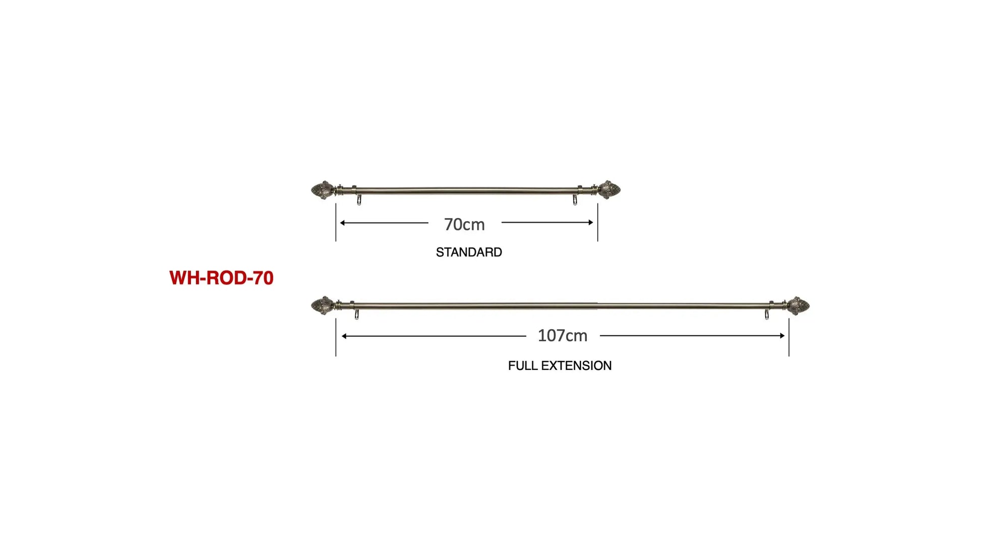 Metal Rod for Wall Hangings-2