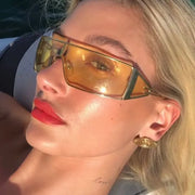 Metal Sunglasses Fashion Box Versatile Hot Girl Outdoor Sunglasses Women's Sunglasses Premium - Memoriex 