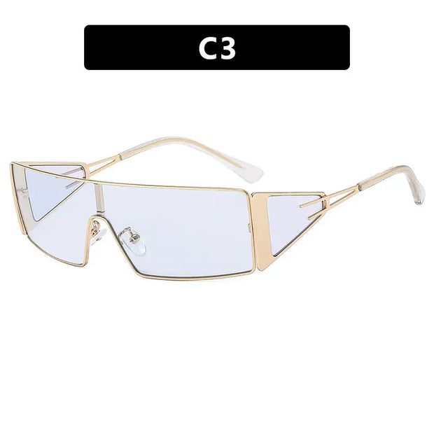 Metal Sunglasses Fashion Box Versatile Hot Girl Outdoor Sunglasses Women's Sunglasses Premium - Memoriex 