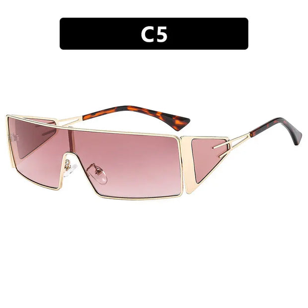 Metal Sunglasses Fashion Box Versatile Hot Girl Outdoor Sunglasses Women's Sunglasses Premium - Memoriex 