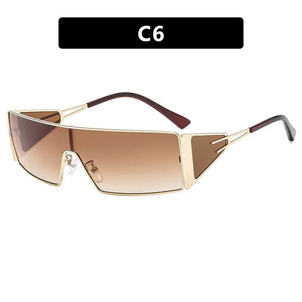Metal Sunglasses Fashion Box Versatile Hot Girl Outdoor Sunglasses Women's Sunglasses Premium - Memoriex 