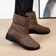Middle-aged and elderly large size winter warm women snow boots women lazy slip-on waterproof - Memoriex 