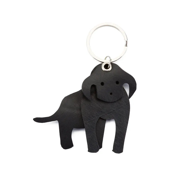 Milo 3D Charming Rubber Dog Vegan Keyring - Memoriex 