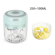 Mini Electric Garlic Chopper USB Charging Ginger Masher Machine Sturdy Durable Chili Vegetable Crusher Kitchen Tool - Memoriex 