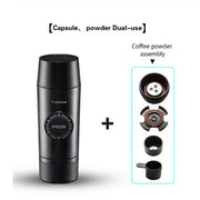 Mini Espresso Coffee Maker Portable Rechargeable  Mech - Memoriex