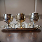 Mini Goblet Candle Quartet in Vintage Bookshop Scent-1