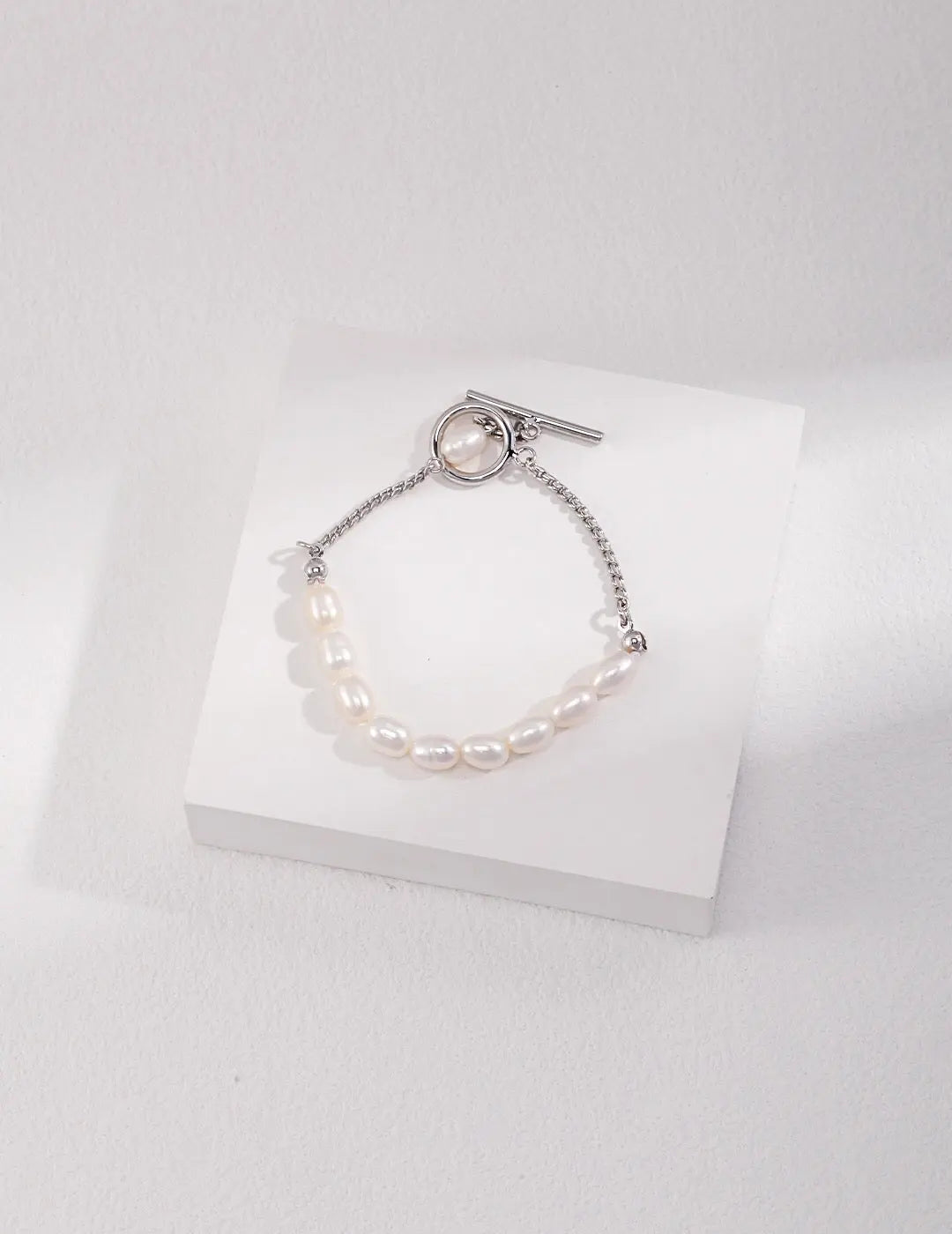 Minimal Freshwater Pearl Bracelet - Memoriex