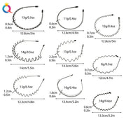 Minimal metal base facial wash hair band, no marks on the back of the head, pressed hair clip, high-end feel headband hair accessories - Memoriex 