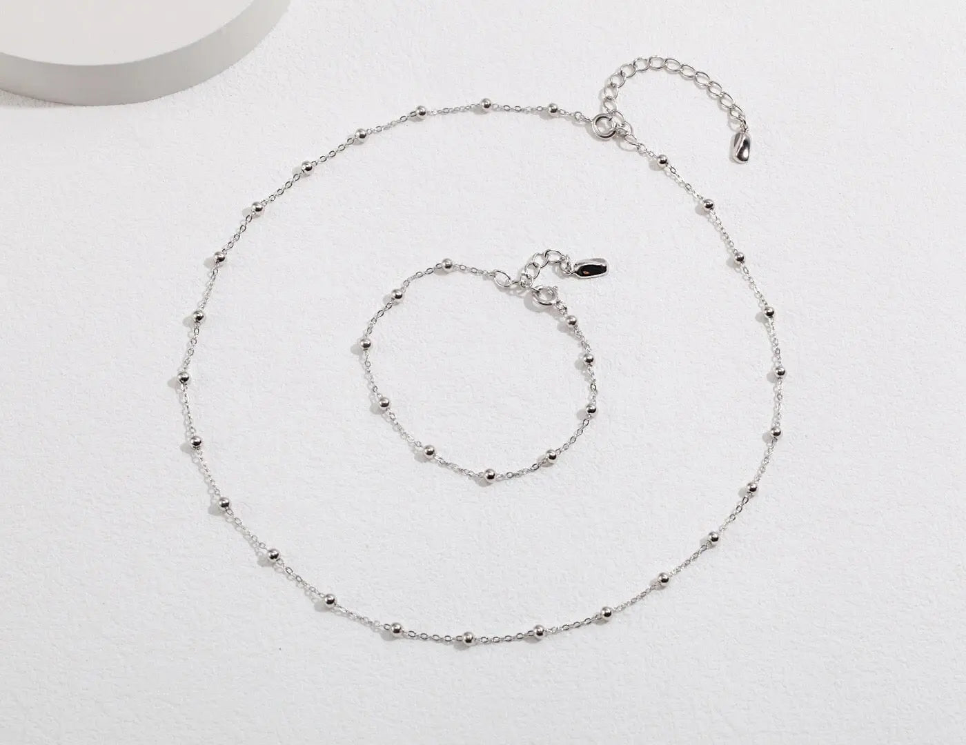 Minimalist Ball Chain Necklace-1