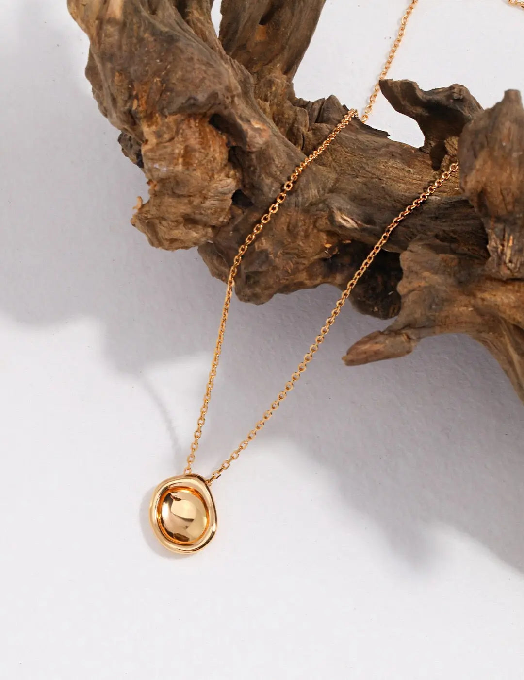 Minimalist Geometric Pendant Necklace - Memoriex