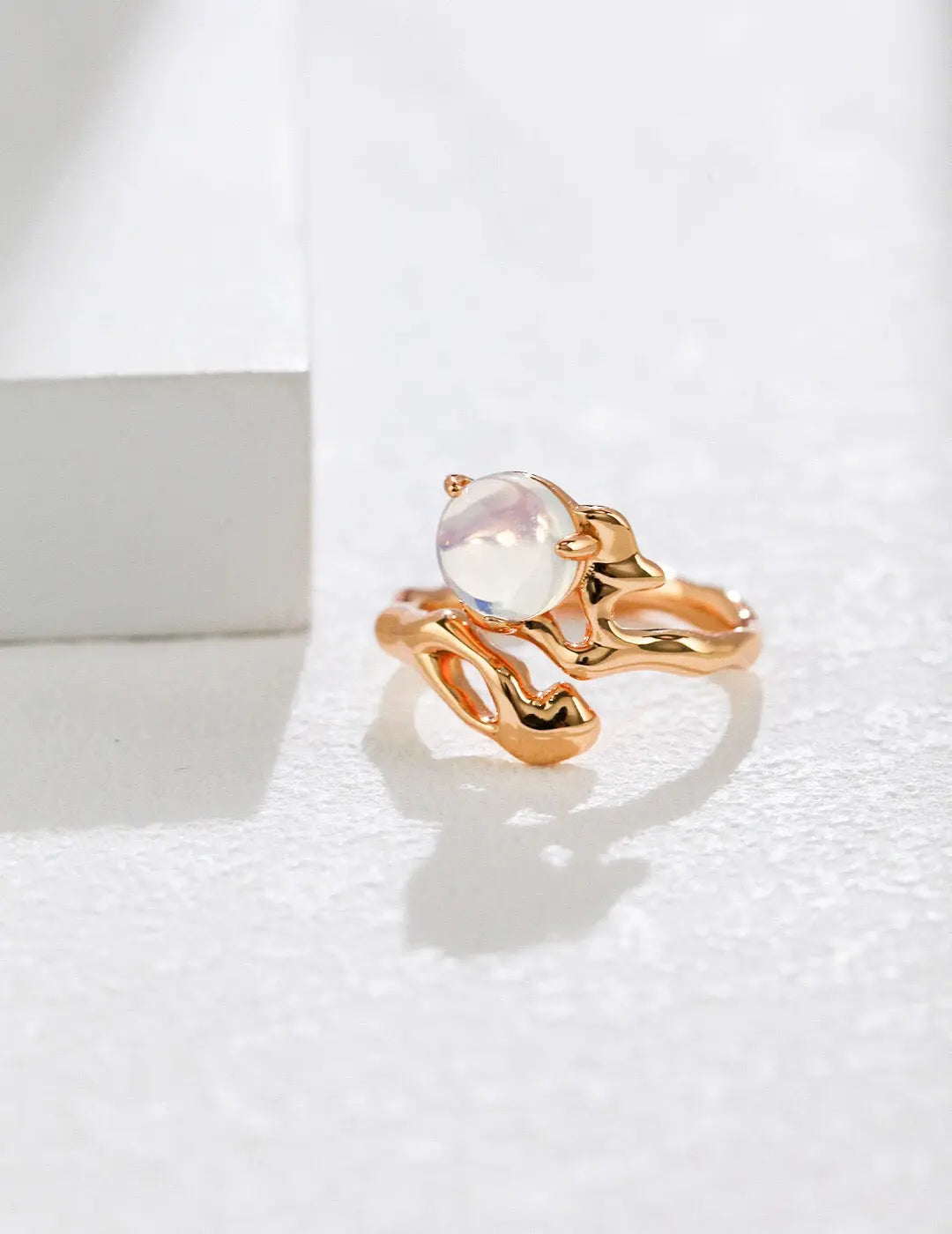 Minimalist Moonlight Opal Ring-1