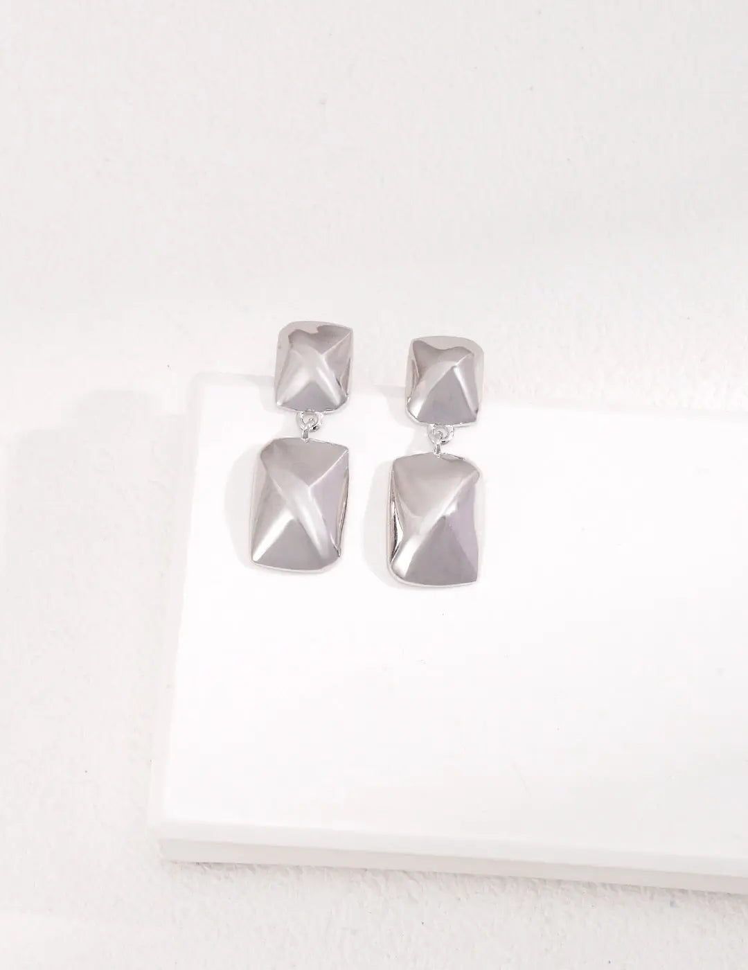 Minimalist Rectangular Shape Earrings - Memoriex