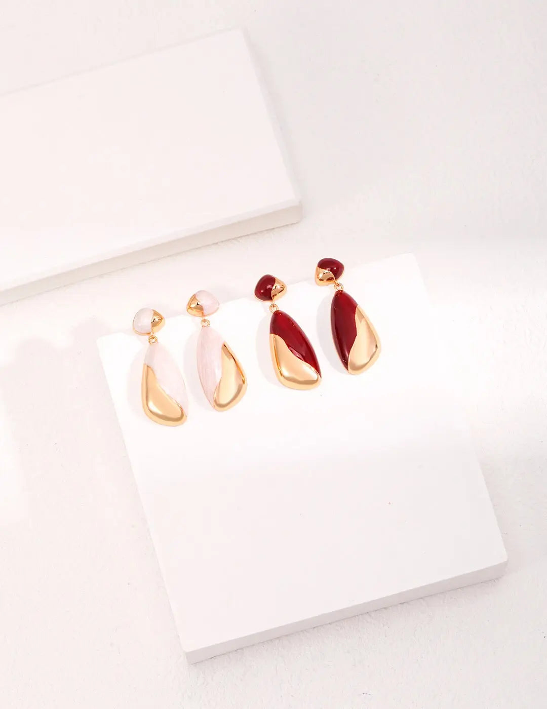 Minimalist Style Drip Glaze Earrings-0