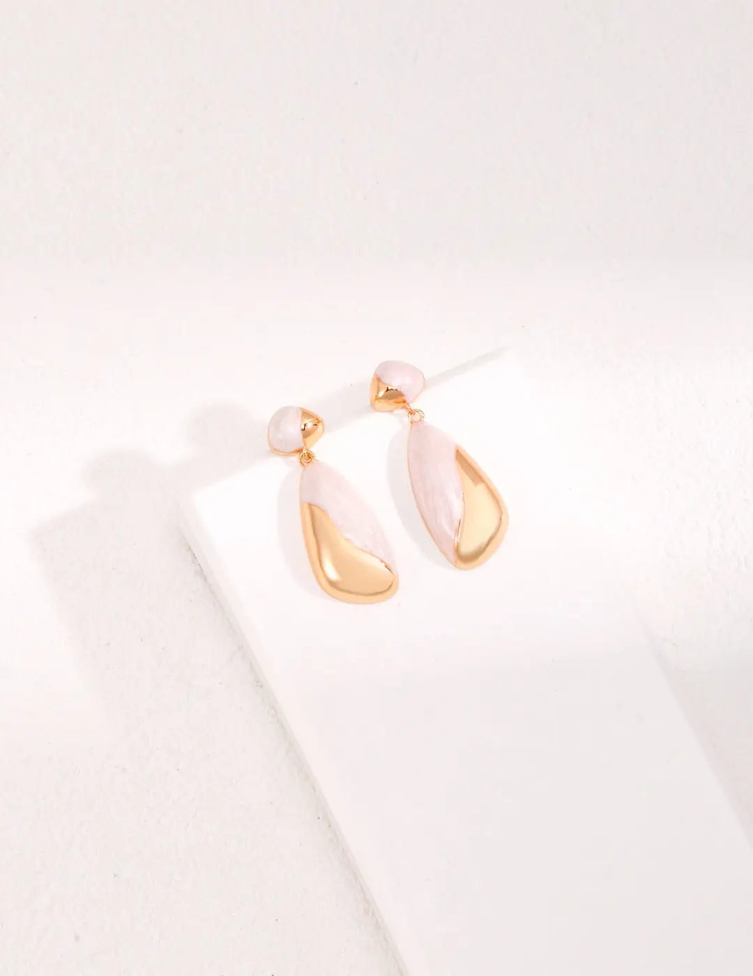 Minimalist Style Drip Glaze Earrings-1