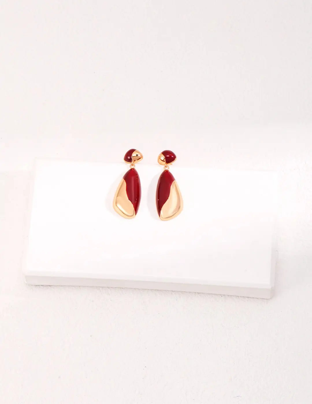 Minimalist Style Drip Glaze Earrings-2