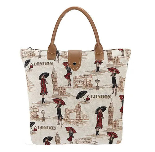 Miss London - Folding Bag-0