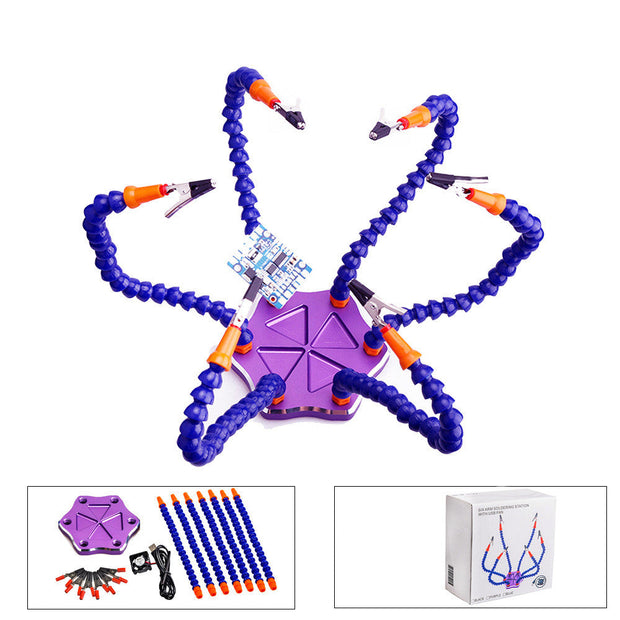 Model Repair Tool Six Jaw Multi Function Aluminum Alloy Welding Station - Memoriex 