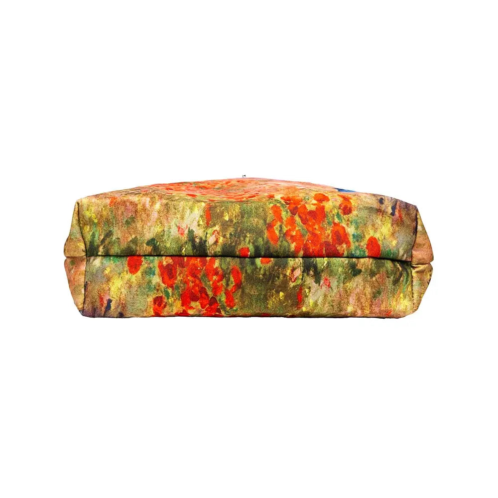 Monet The Poppy Field - Art Foldaway Bag-4