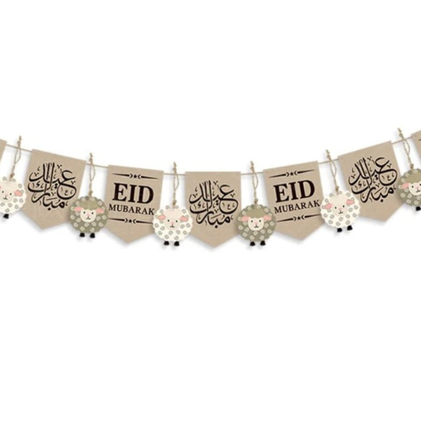 Moon Festival Party Decoration Hanging Flag Tag Middle East Festival Layout Hanging Flag Banner Sheep Pendant - Memoriex 