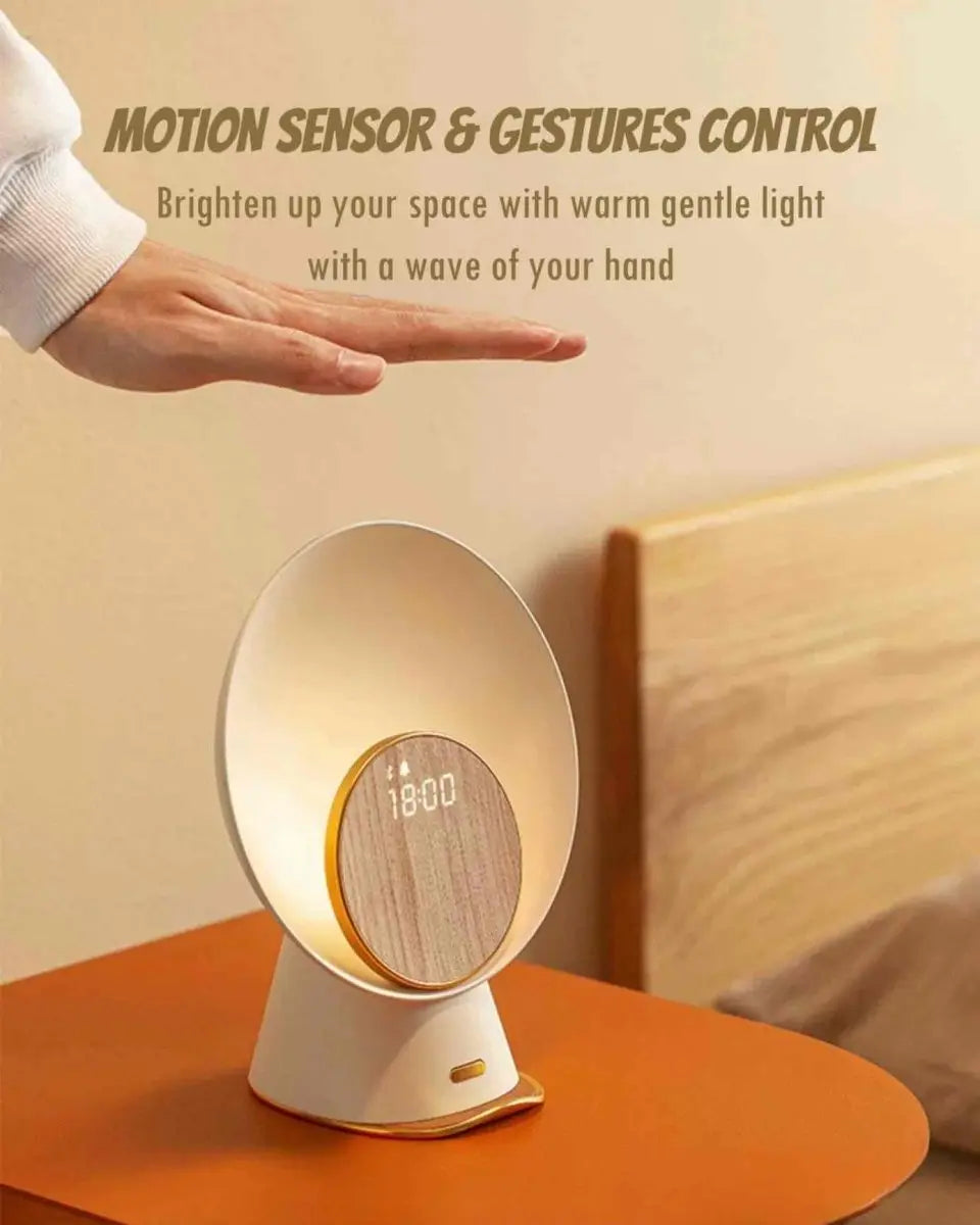 Moon Station: Bedside Lamp, Wireless Charger, Stereo Speaker All In One-1