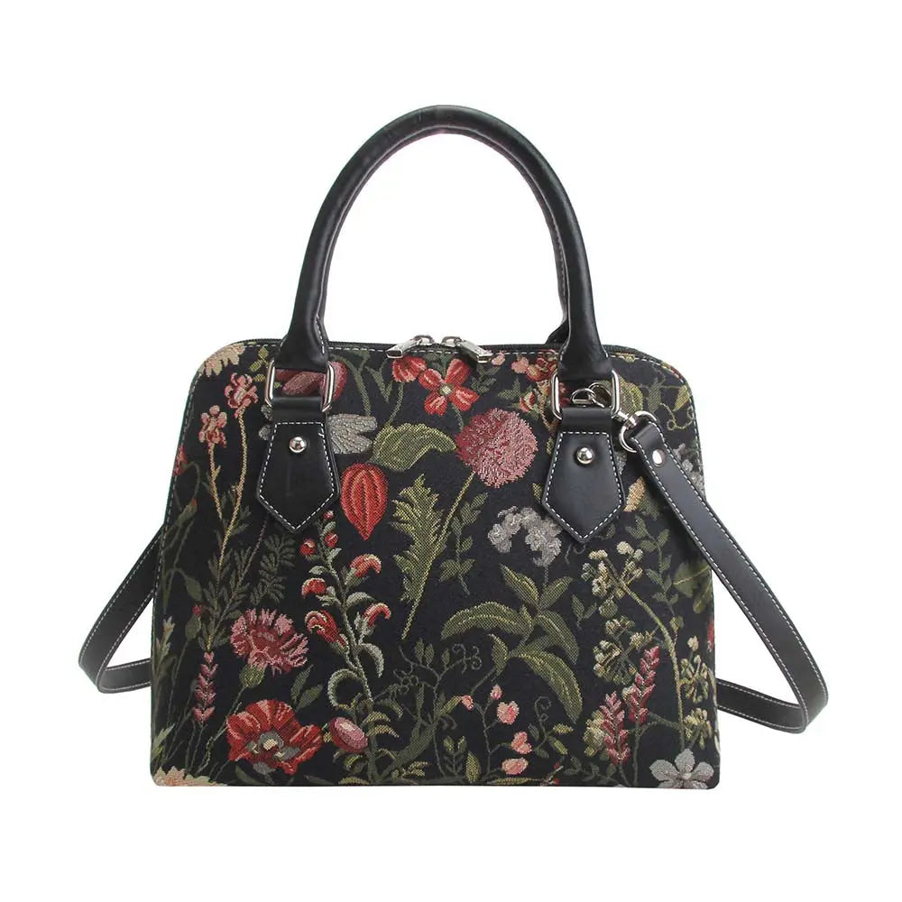 Morning Garden Black - Convertible Bag-0