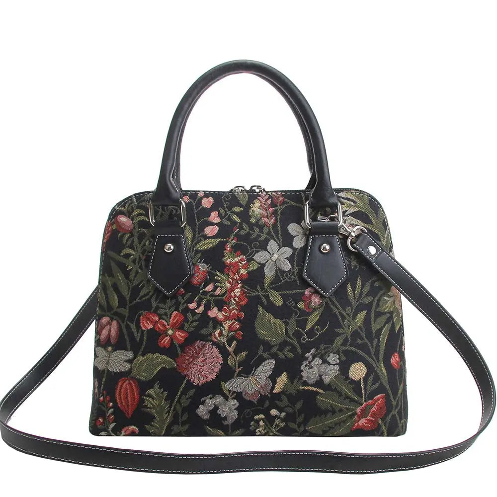 Morning Garden Black - Convertible Bag-4