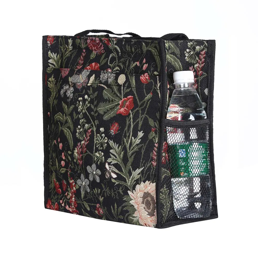 Morning Garden Black - Shopper Bag-3