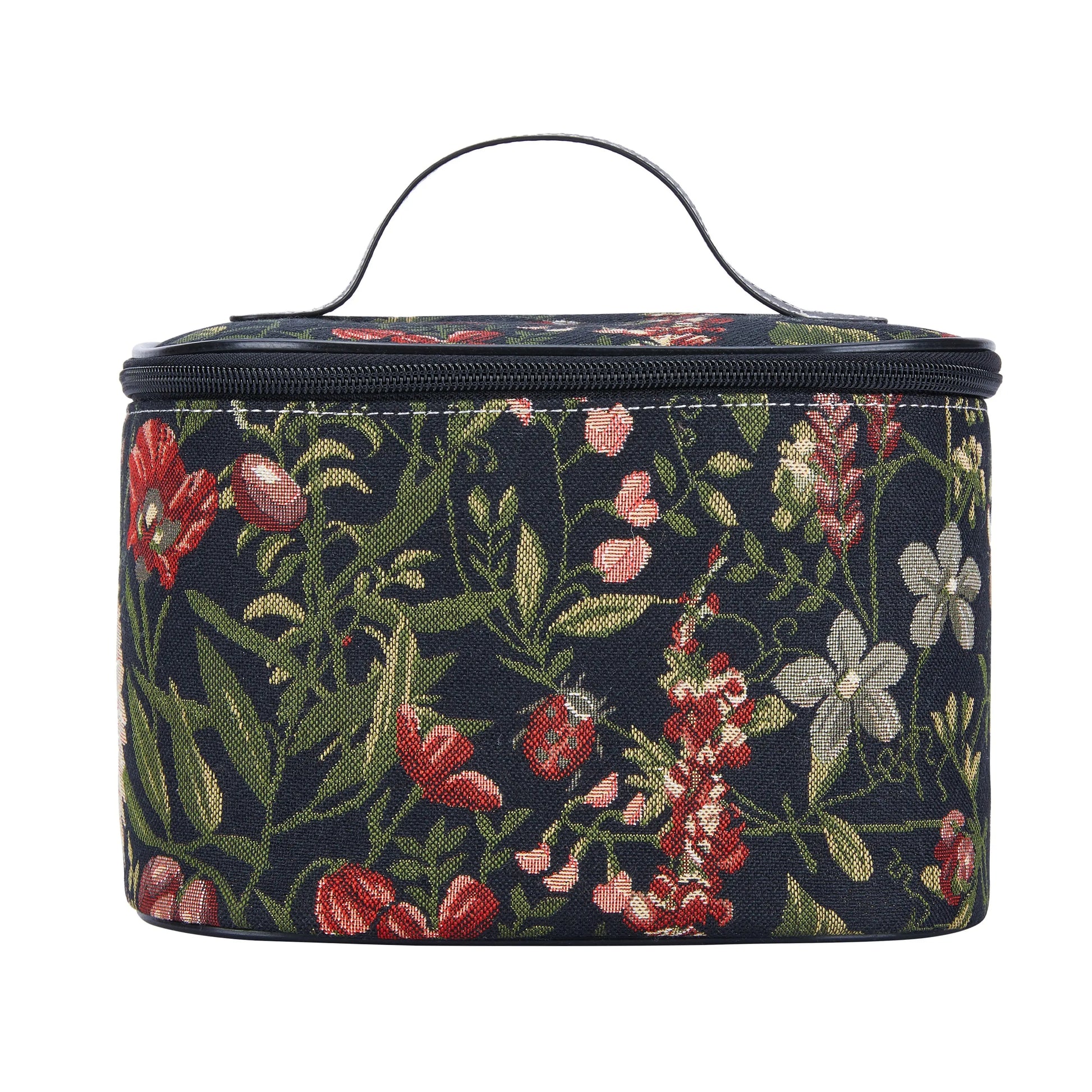 Morning Garden Black - Toiletry Bag-0