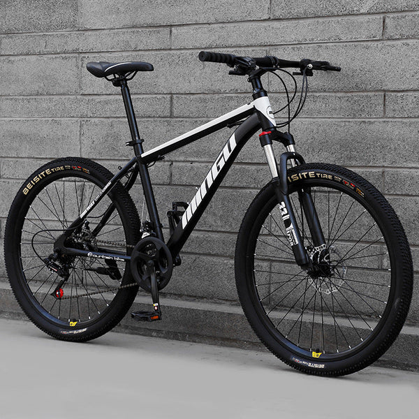 Mountain Bike Bicycle 24 26 Inch Disc Brake Shock Absorption Bicycle Men's And Women's Variable Speed Bicycle - Memoriex 