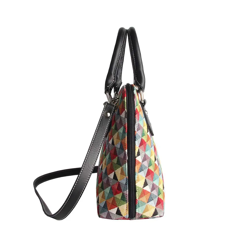 Multi Coloured Triangle - Convertible Bag-2