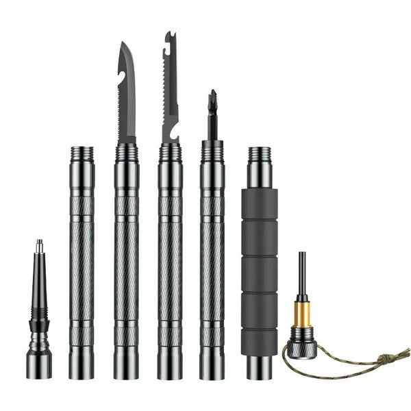 Multifunctional Hiking Cane -Mountaineering cane | outdoor | hiking | mountain | camping - Memoriex 