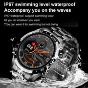 Multifunctional Smart Watch Bluetooth Call Pedometer Blood Pressure Heart Rate Detection Waterproof Watch - Memoriex 