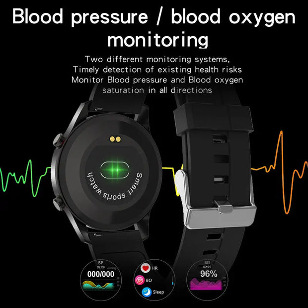 Multifunctional Smart Watch Heart Rate Blood Pressure Blood Oxygen Detection Sports Smart Bracelet - Memoriex 