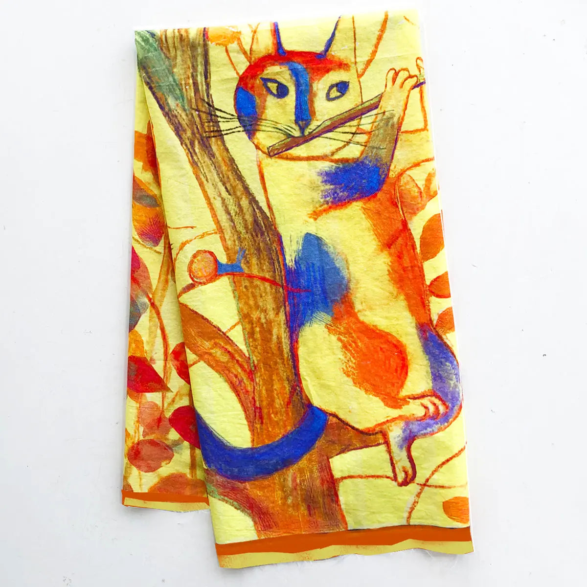 NEW - Flute & Feathers Tea Towel-2