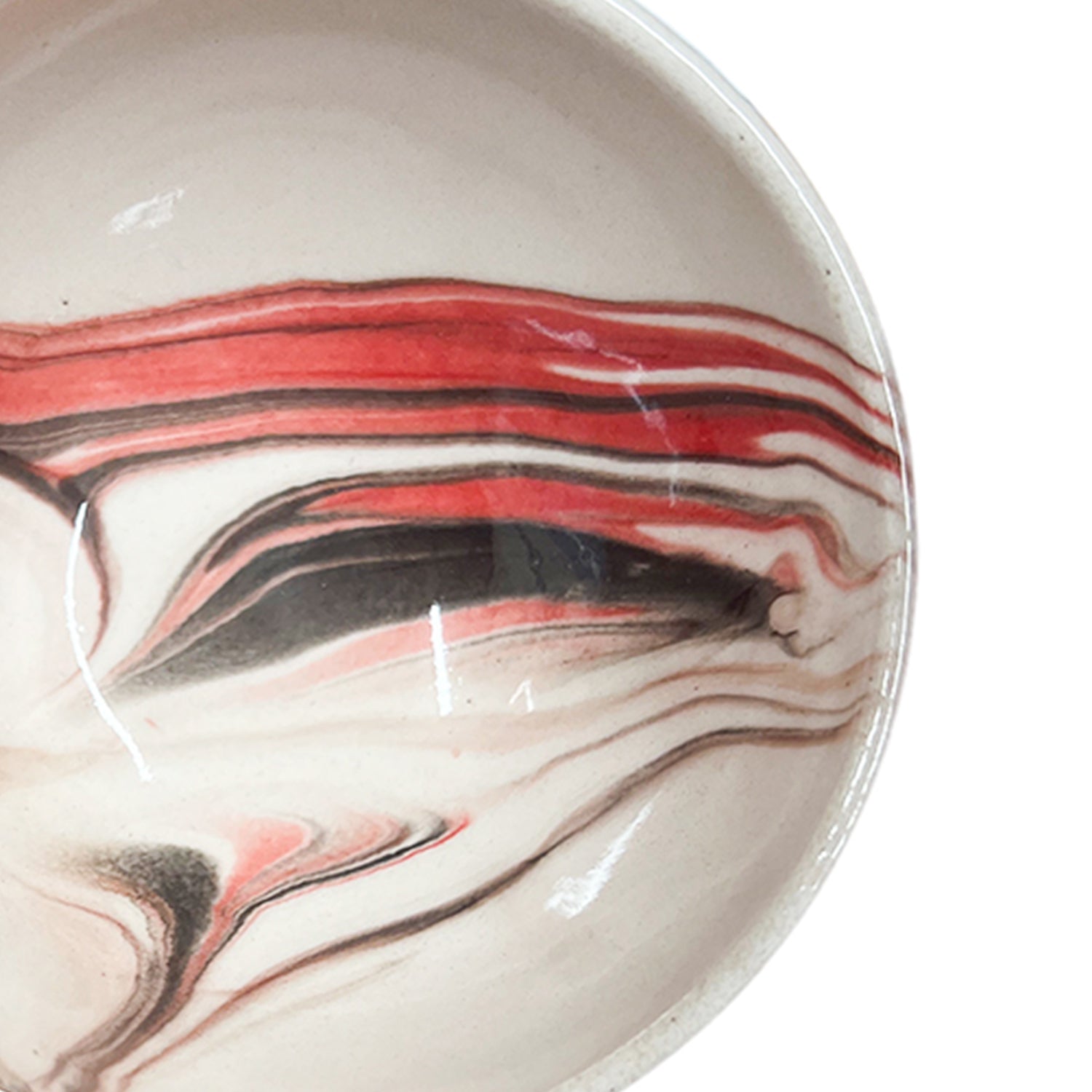 Handmade Ceramic Bowl Mocha Red 8cm-2