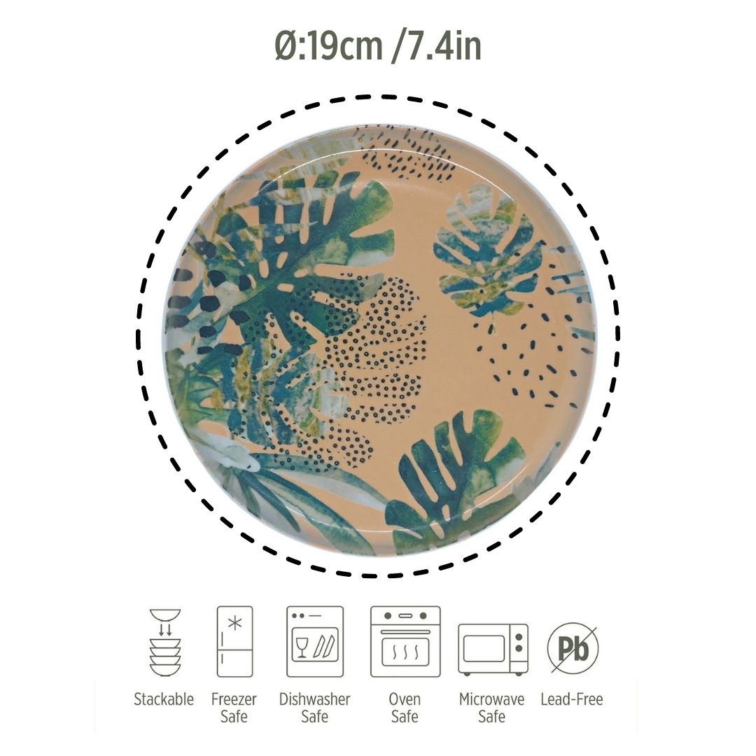 Porcelain Side Plate Nature Forest 20cm-1