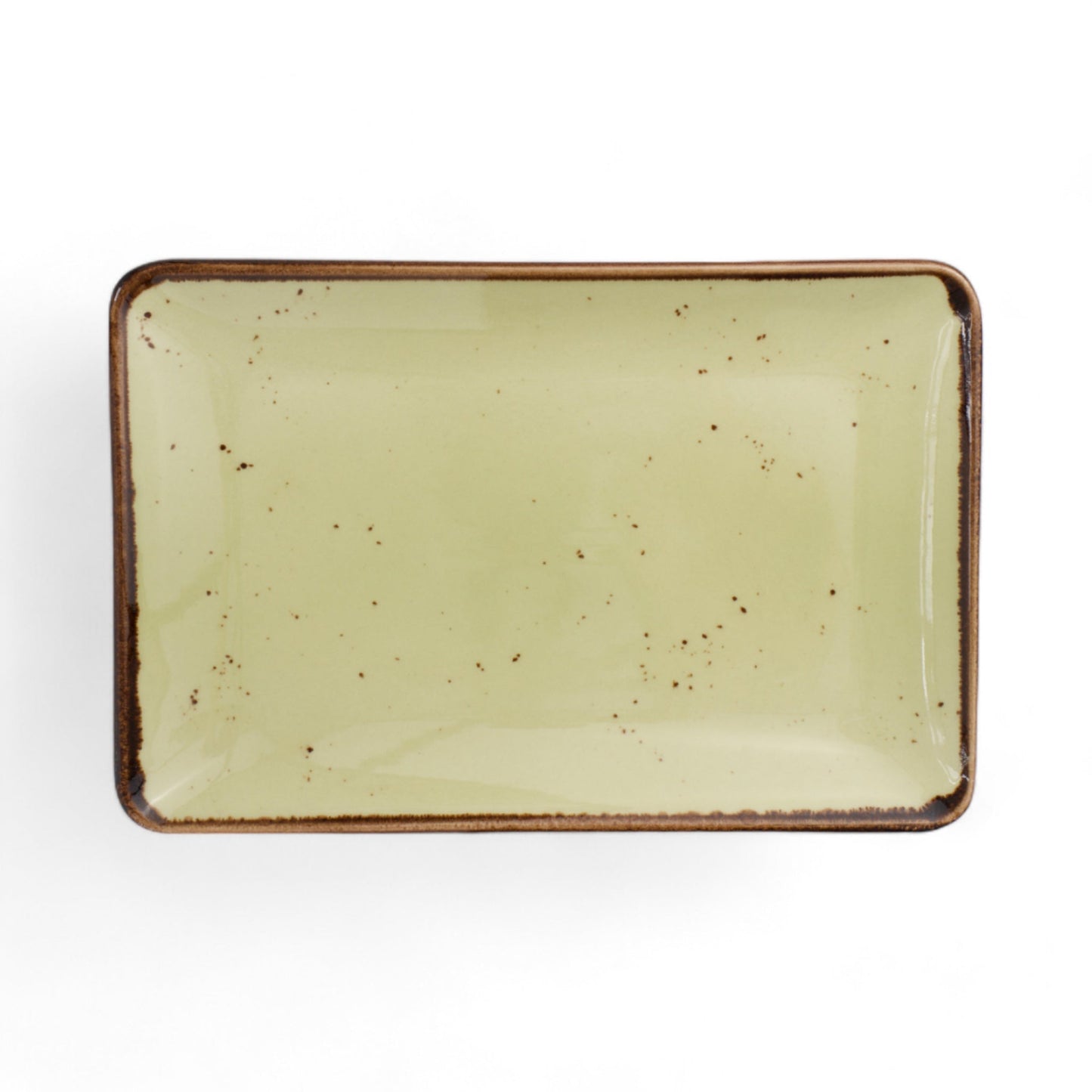 Porcelain Serving Plate&Platter Pebble Pistachio 30cm-0