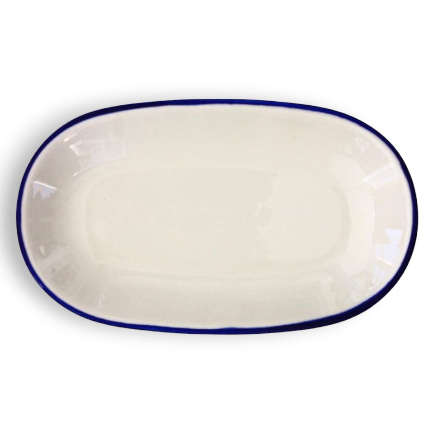 Porcelain Snack&Dip Bowl Classical Blue 15cm-0