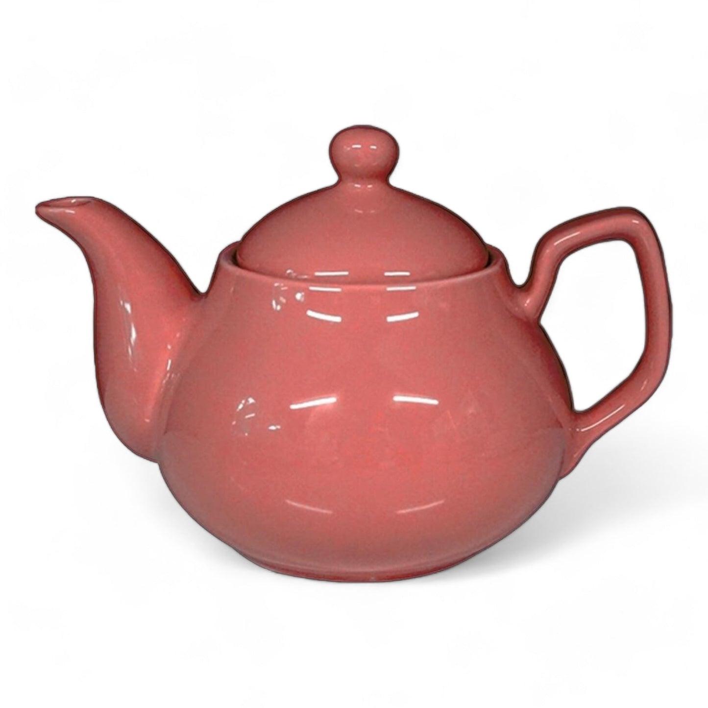 Porcelain Tea Pot Red 15cm-0