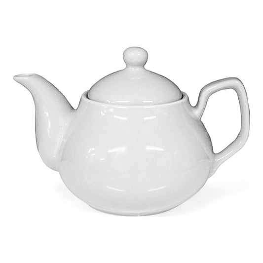 Porcelain Tea Pot White 15cm-0