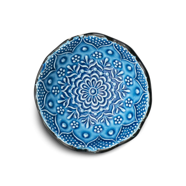 Ceramic Dip Bowl – Iznik, Blue – 8cm-1