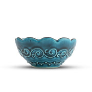 Ceramic Dip Bowl – Iznik, Turquoise – 8cm-2