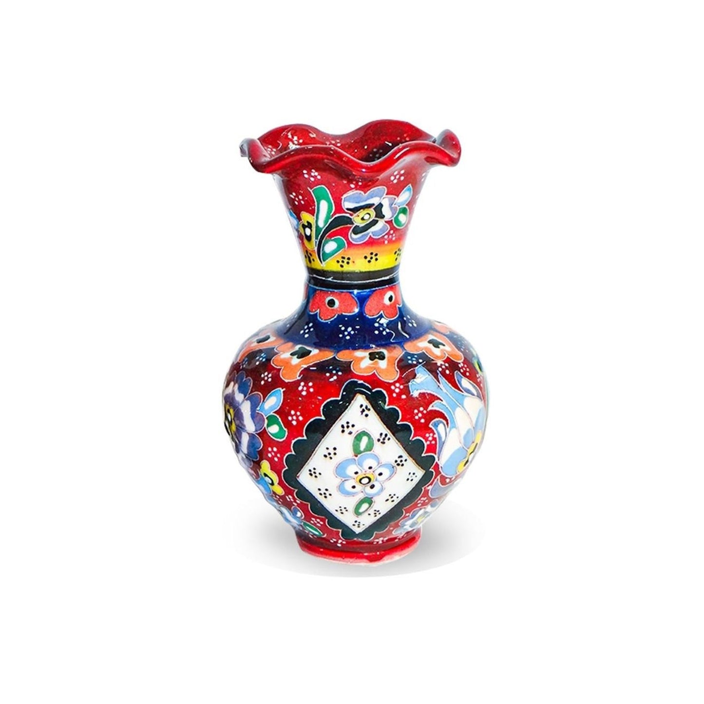 Ceramic Vase Tulip Red-0