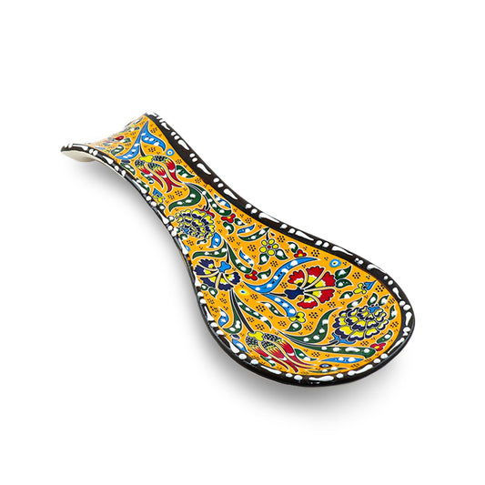 Ceramic Spoon Rest Tulip Yellow 24cm-0