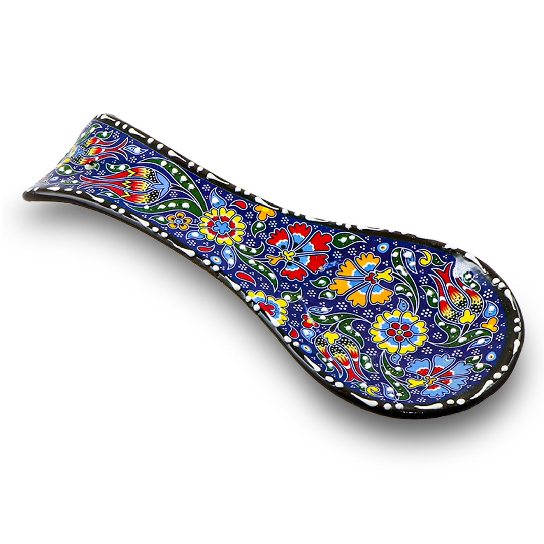 Ceramic Spoon Rest Tulip Navy 24cm-0