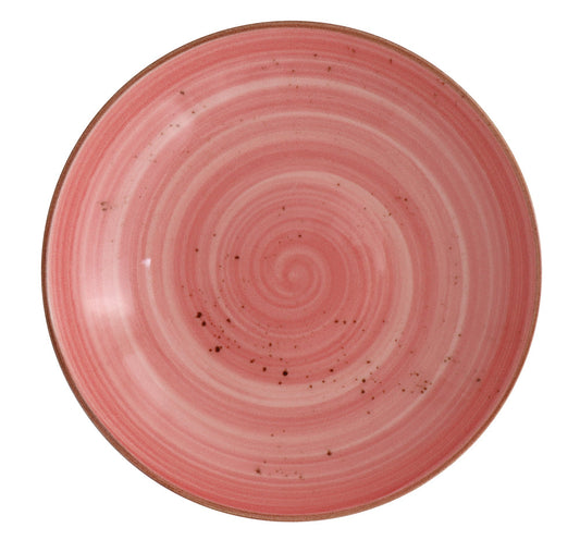 Porcelain Pasta Plates Pebble Pink 21cm-0