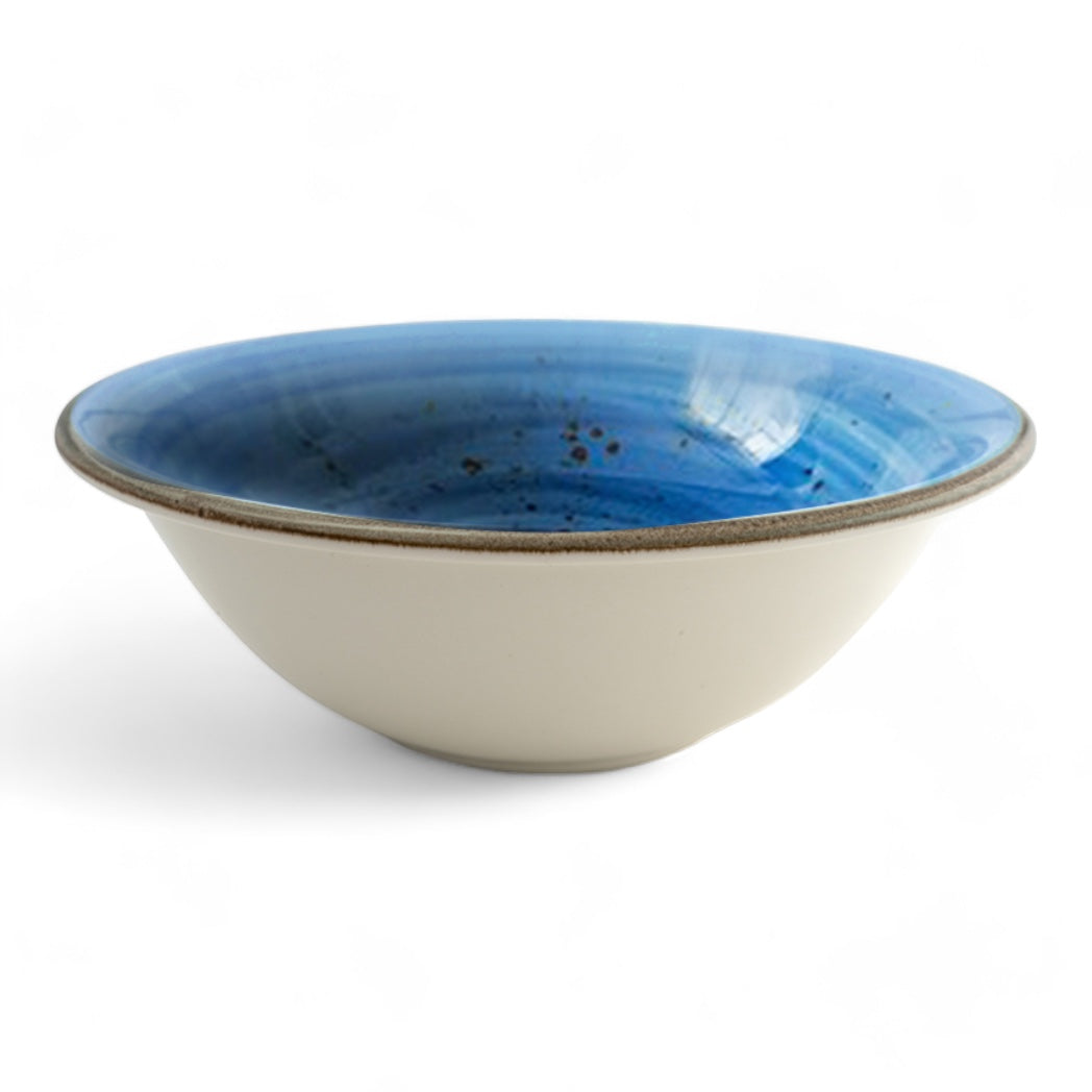 Porcelain Soup-Cereal Bowl Pebble Marine Blue 16cm-0