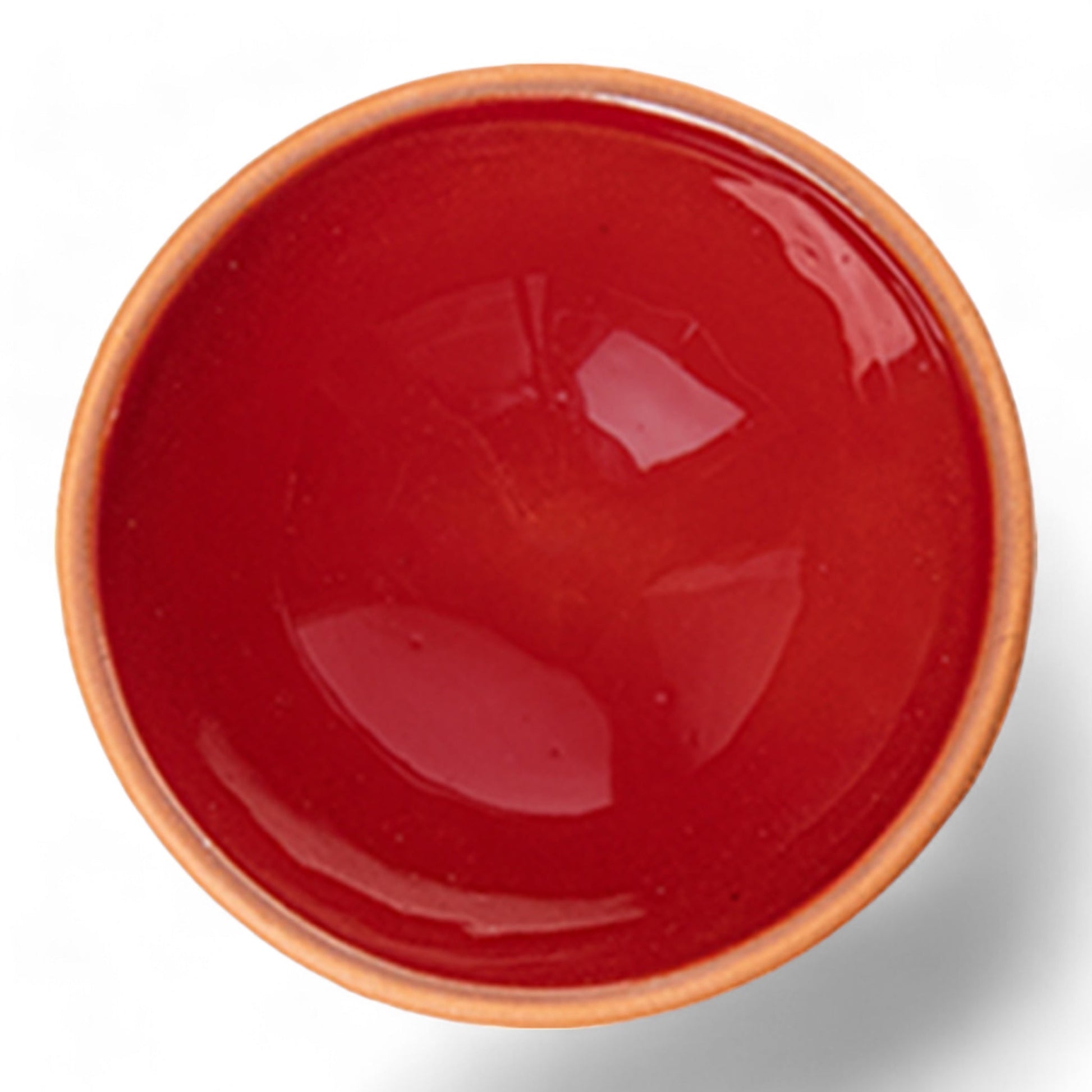 Handmade Ceramic Bowl Moroccan Red 8cm-1