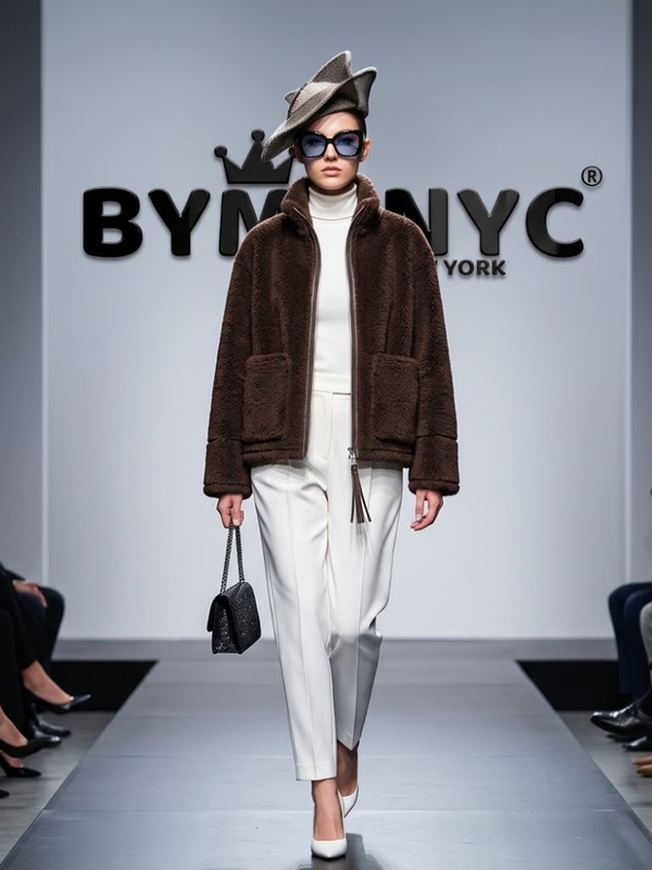 WOMEN'S JACKET Ecological SEVENTH AVENUE New Collection Trendy BYMANYC ® New York-0